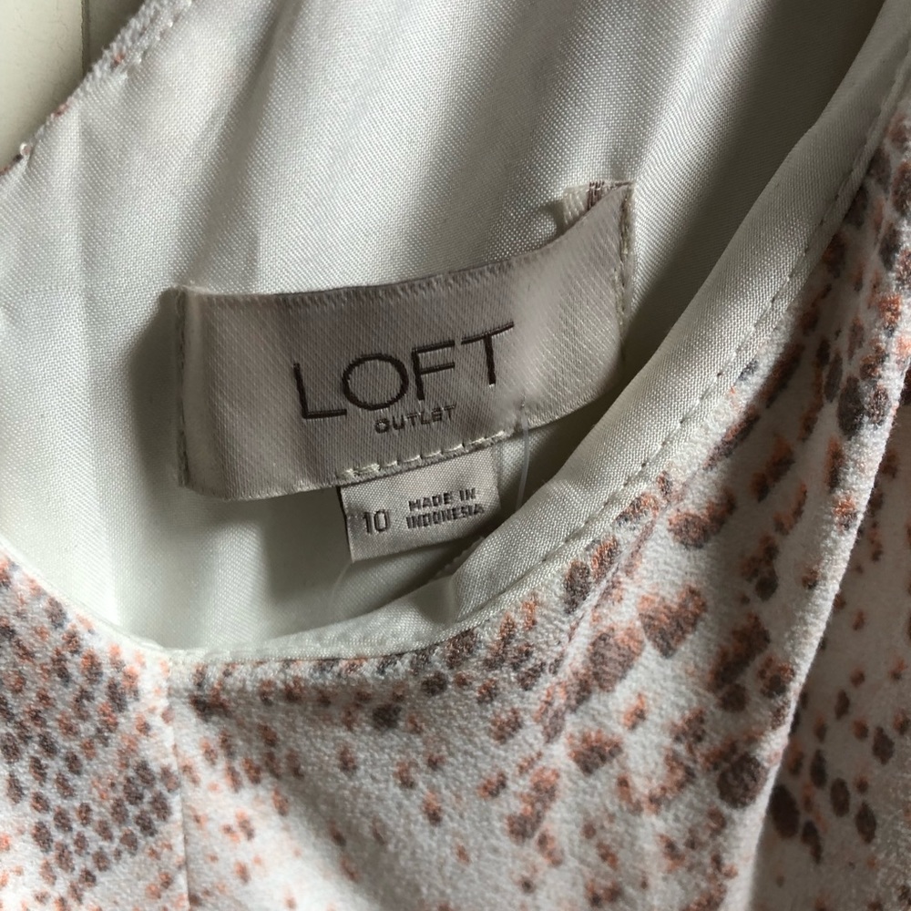 NWT Loft Python Wide-Leg Jumpsuit - Picture 4 of 6